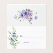 紫色のアネモネス、デイジー、緑結婚色の (外部フラット)