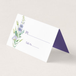 紫色のアネモネス、デイジー、緑結婚色の