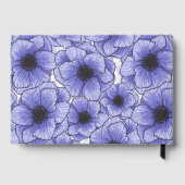 紫色のアネモネズワイルドフラワーG602 ゲストブック (裏面)