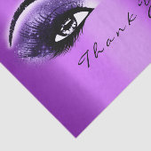 紫色のアメジスト金属ありがとう目 薄葉紙 (詳細)