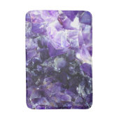 紫色のアメジスト バスマット (正面縦)