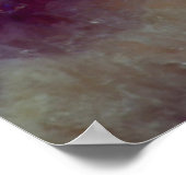 紫色のアメジスト ポスター (角)