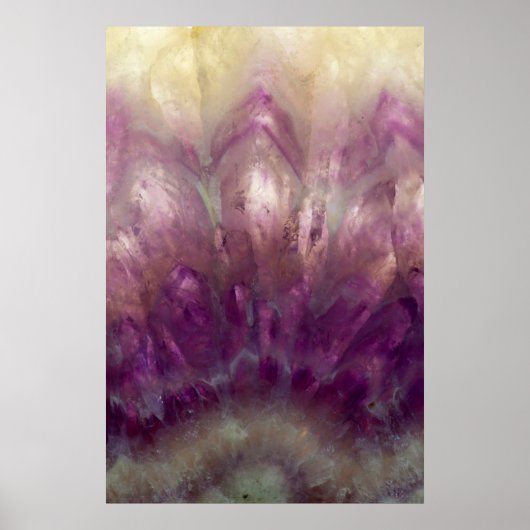 紫色のアメジスト ポスター (正面)