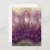 紫色のアメジスト ポストカード (正面/裏面)