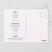 紫色のアラビアンナイツウォーターカラーキンセアニラ ポストカード (裏面)