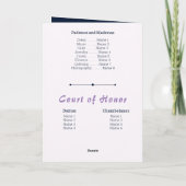 紫色のアラビアンナイツウォーターカラーキンセアニラ 招待状 (裏面)