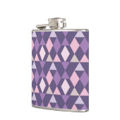 紫色のアラビア幾何学的なパターン フラスク (左)