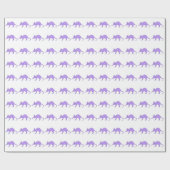 紫色のアリクイ ラッピングペーパー (フラット)