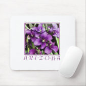 紫色のアリゾナの花の口 マウスパッド (マウス)