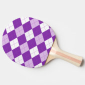紫色のアーガイル柄のなパターン 卓球ラケット (横)