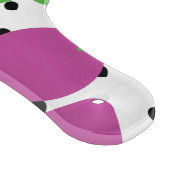 紫色のイチゴ黒い種子フルーツパターン カッティングボード (角)