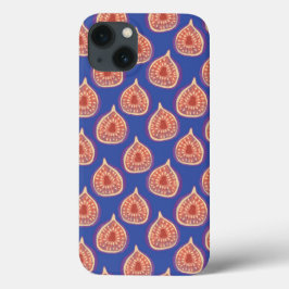 紫色のイチジクの濃い青 iPhone 13ケース
