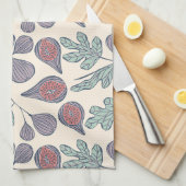 紫色のイチジク キッチンタオル (四つ折り)