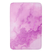 紫色のインクをこぼした写真 バスマット (正面縦)