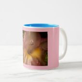 紫色のウィスカーピンクフローラ ツートーンマグカップ (正面右)