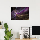 紫色のウィスパー ポスター (ホームオフィス)