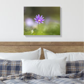 紫色のウィンドフラワー自然写真 キャンバスプリント (インサイチュ (寝室))