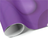 紫色のウォータードロップパターン ラッピングペーパー (ロールコーナー)