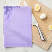 紫色のウォータードロップ反射の無限海愛 キッチンタオル (四つ折り)