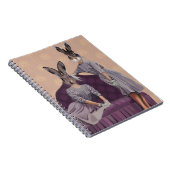 紫色のウサギ ノートブック (右側)