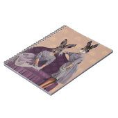 紫色のウサギ ノートブック (左側)