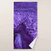 紫色のウルトラ・ビオレット瑪瑙ミネラルジェムストーン