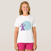 紫色のエイリアン Tシャツ (正面フル)