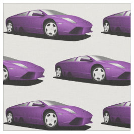 紫色のエキゾチックな車の生地 ファブリック