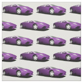 紫色のエキゾチックな車の生地 ファブリック (見本)