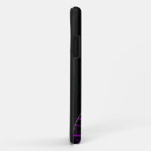 紫色のエレキギターのモノグラムのiPhoneの箱 Case-Mate iPhoneケース (裏面/右)