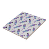 紫色のオウム タイル (側面)