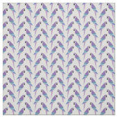 紫色のオウム ファブリック (見本)