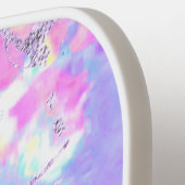 紫色のオパール写真のピックボールパドル ピックルボールラケット (左詳細)