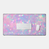 紫色のオパール石写真 デスクマット (キーボード&マウス)