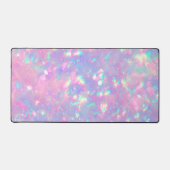 紫色のオパール石写真 デスクマット (正面)