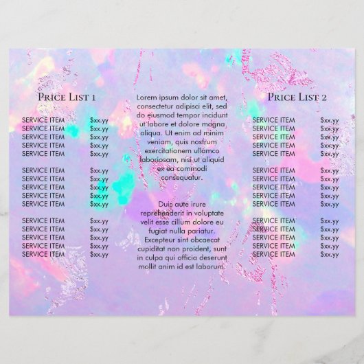 紫色のオパール (裏面)