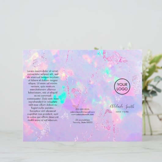 紫色のオパール (スタンド正面)