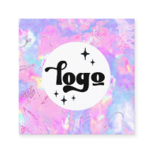 紫色のオパール・スクエア・ビジネス・カード