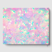 紫色のオペ結婚ルバックグラウンド ゲストブック (裏面)