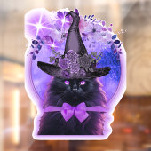 紫色のオーラを持つ黒猫 ウィンドウサイン (シート2)