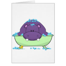 紫色のカバを浸すこと