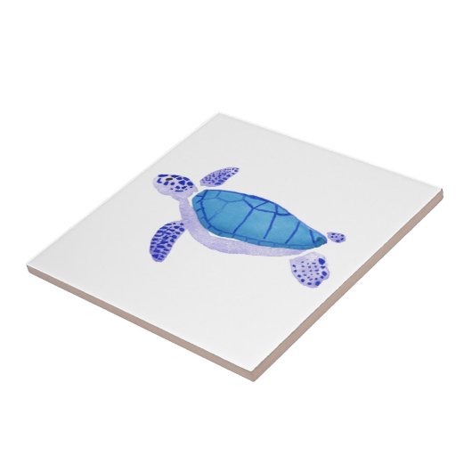 紫色のカメ タイル (側面)