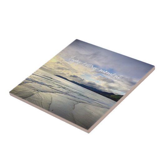 紫色のカリフォルニアの日楽しむの入り写真 タイル (側面)