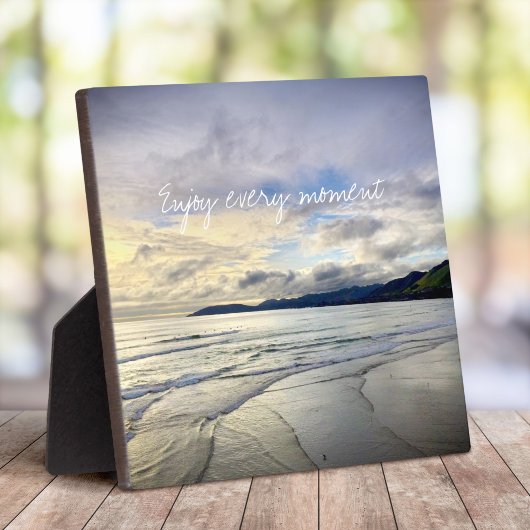 紫色のカリフォルニアの日楽しむの入り写真 フォトプラーク