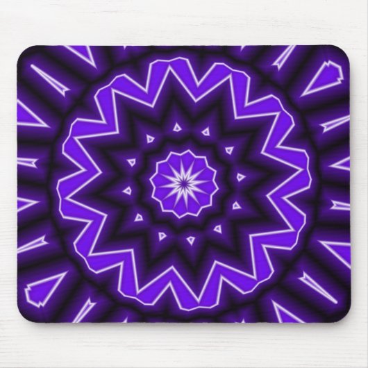 紫色のカレドスコープ マウスパッド (正面)
