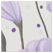 紫色のガーデン生地 ファブリック (クローズアップ)