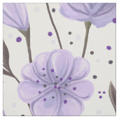 紫色のガーデン生地 ファブリック (見本)