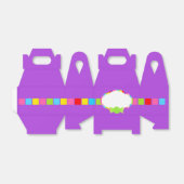 紫色のキャンディインスパイアランドの甘いトリートお願い箱 フェイバーボックス (折り畳みなし)