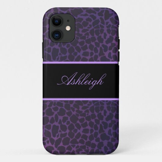 紫色のキリンの穹窖IDのiPhone 5sケース Case-Mate iPhoneケース (裏面)