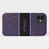 紫色のキリンの穹窖IDのiPhone 5sケース Case-Mate iPhoneケース (裏面(横))